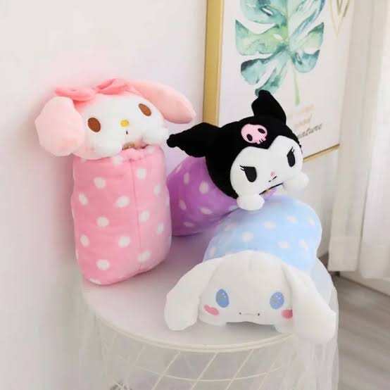 Sanrio Plushie + Blanket