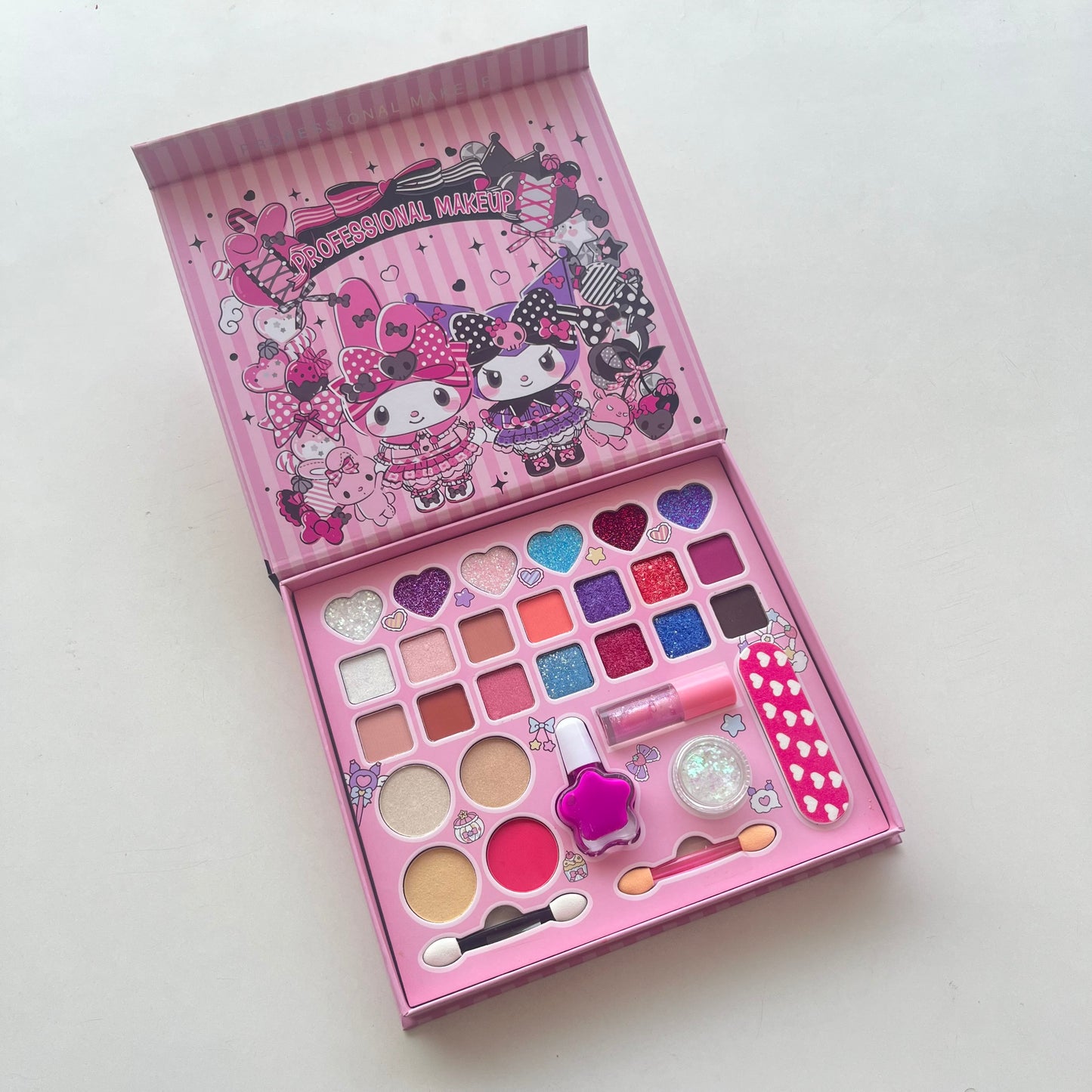 Sanrio Friends Beauty Makeup Set | Kid's Makeup Book/Combo
