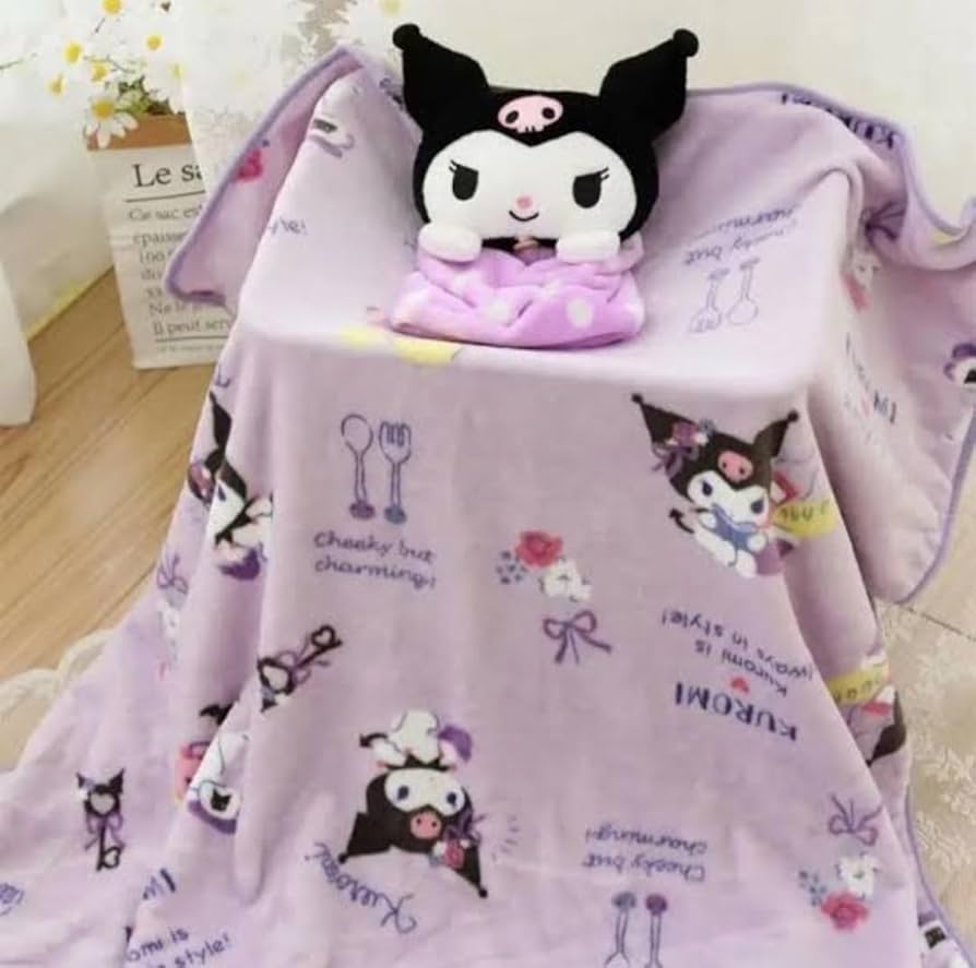 Sanrio Plushie + Blanket