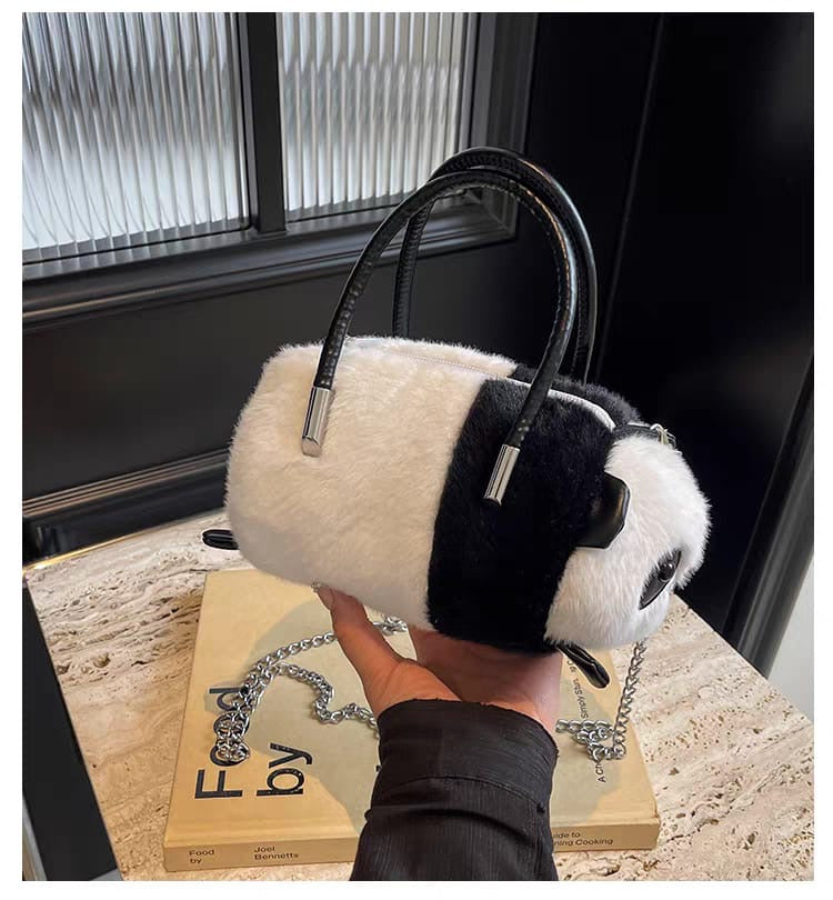 Pookie Panda Handbag with Sling Chain