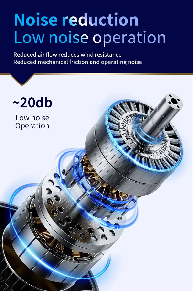 Turbo Powerful Portable USB Rechargeable Hand Fan | Super Speed + LED Display