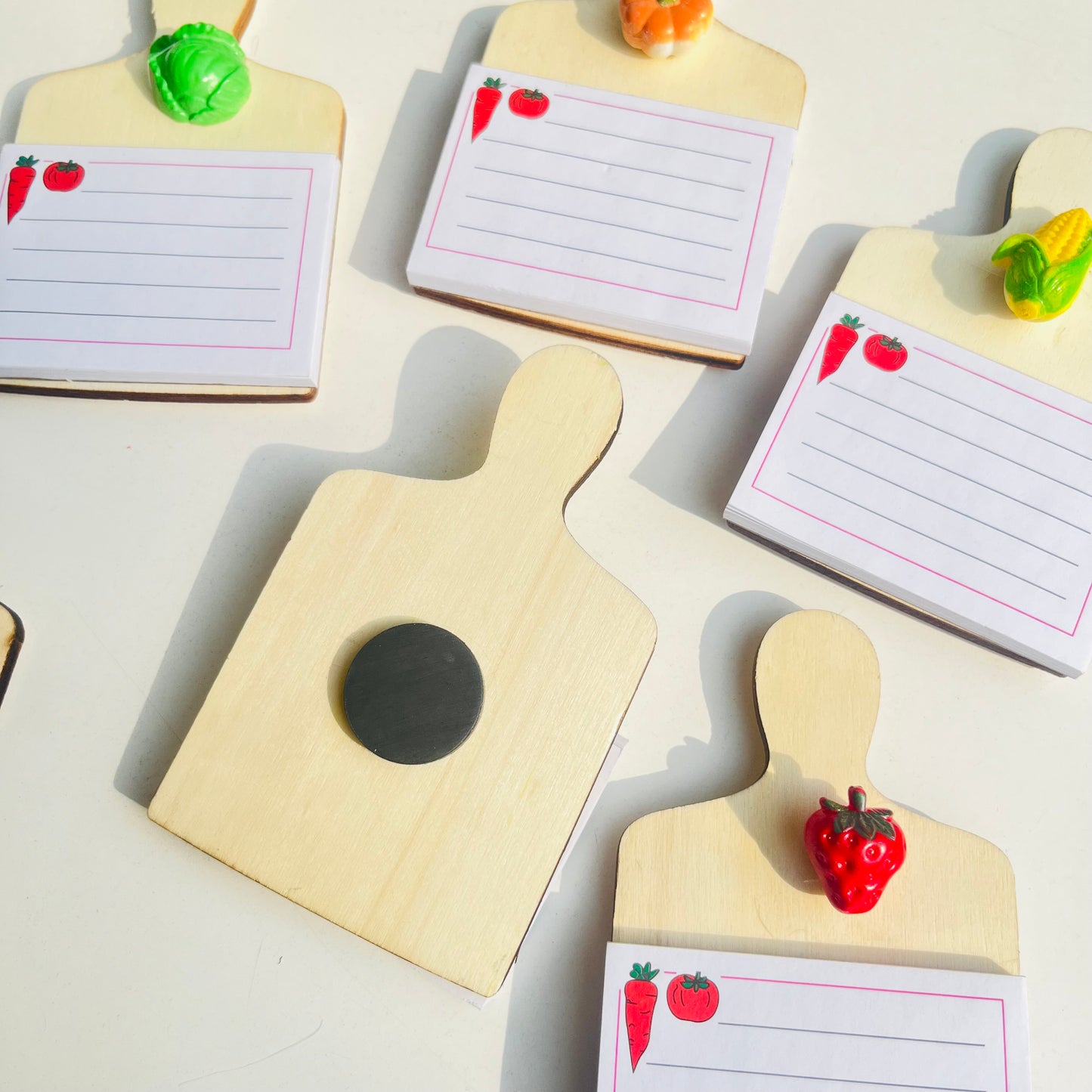 Mini Chopping Board Fridge Magnet with Notepad