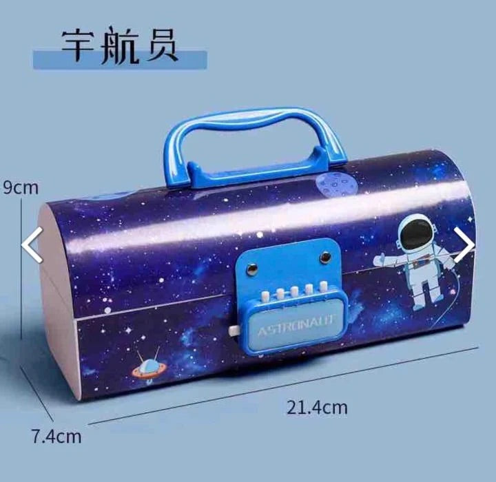 Kawai Pencil Box With Password/Whiteboard & Marker