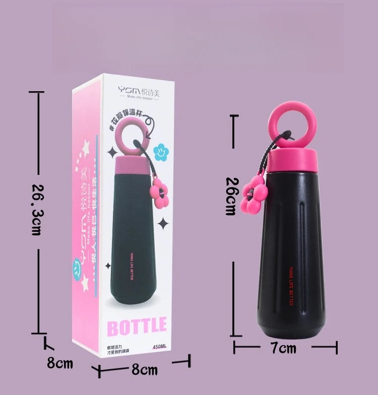 Flower Insulated Metal Bottle | Pinteresty Flask