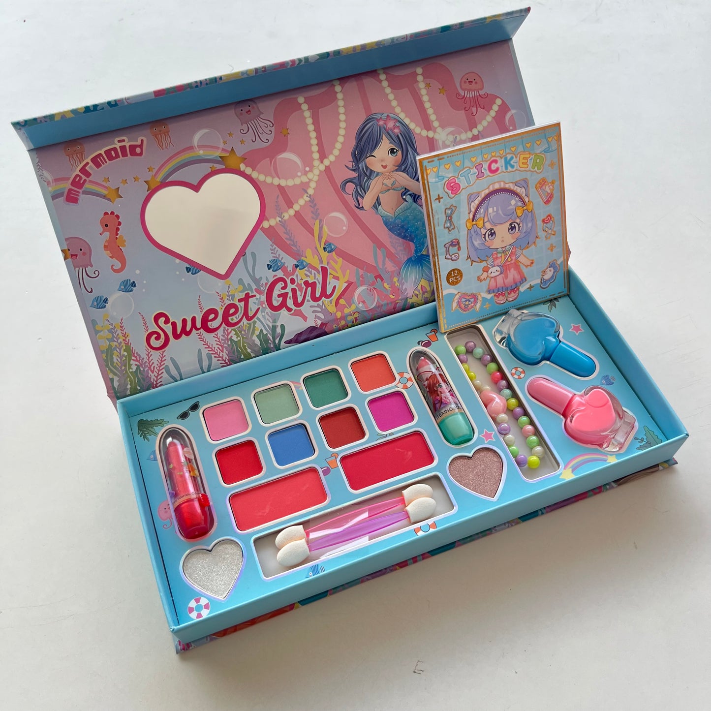 Sweet Girl Beauty Makeup Set | Kid's Makeup Book/Combo