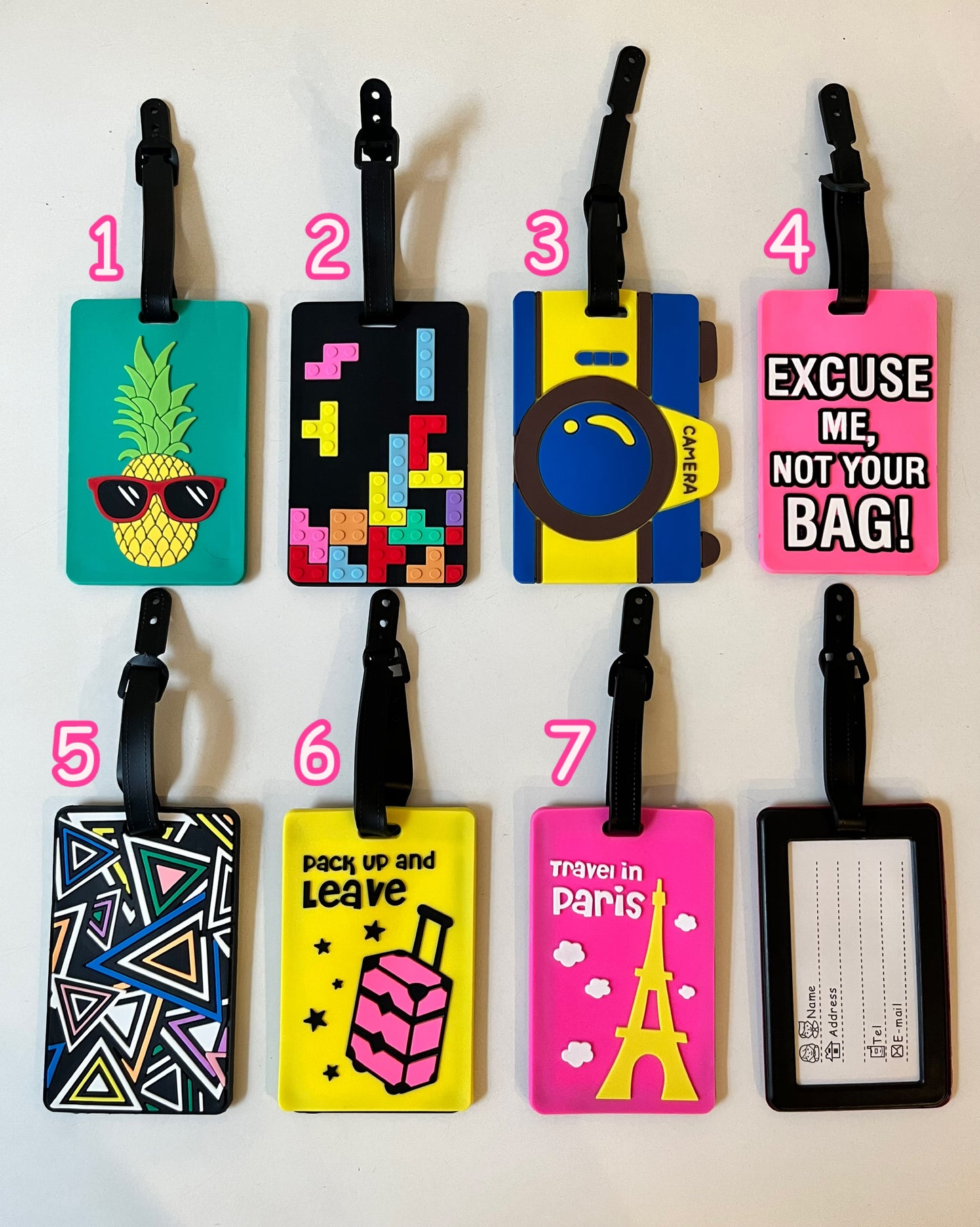 Silicone Bag Tag/Luggage Tag