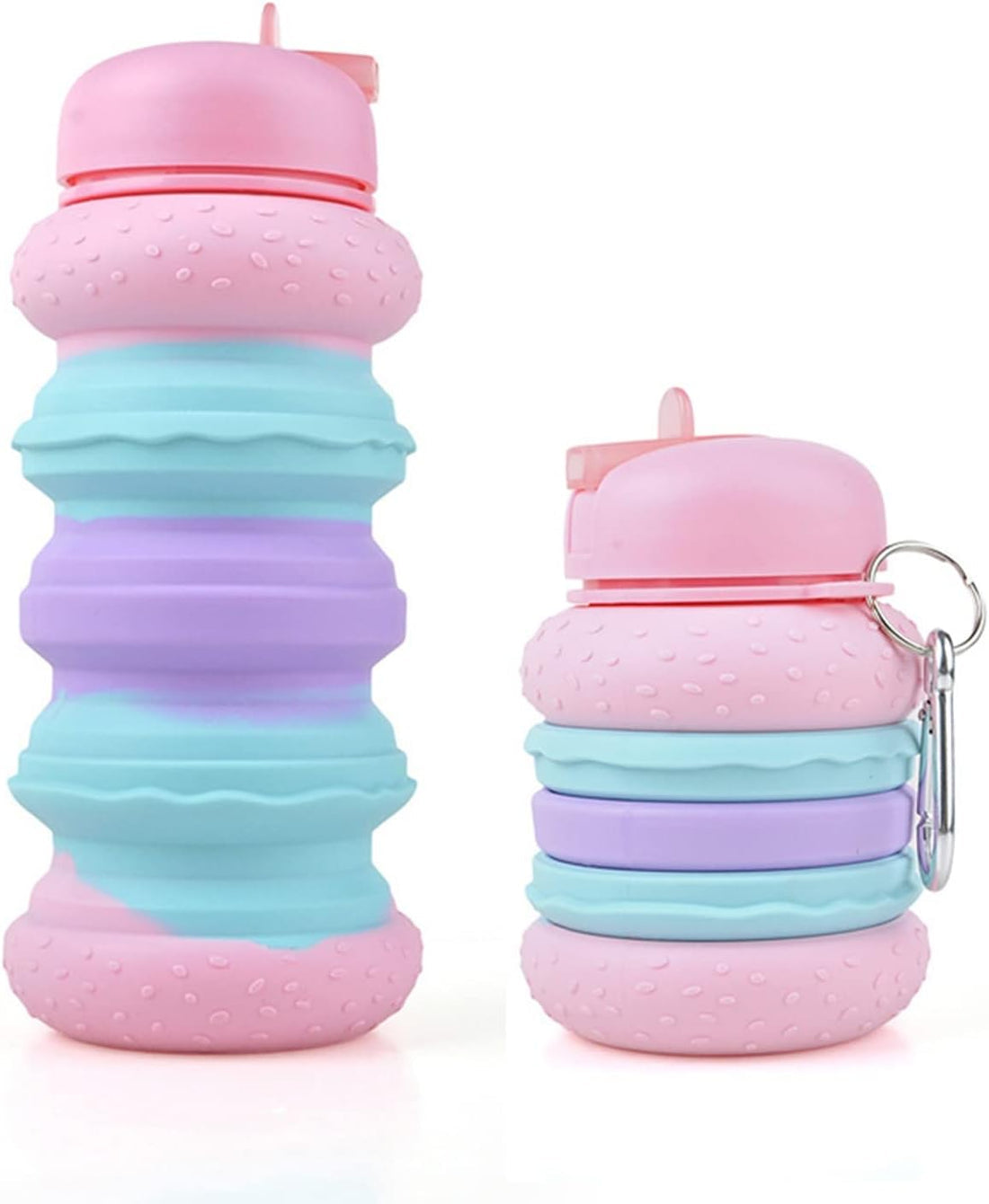 Burger Squishy Bottle/Silicone Fun Collapsible Water Bottle