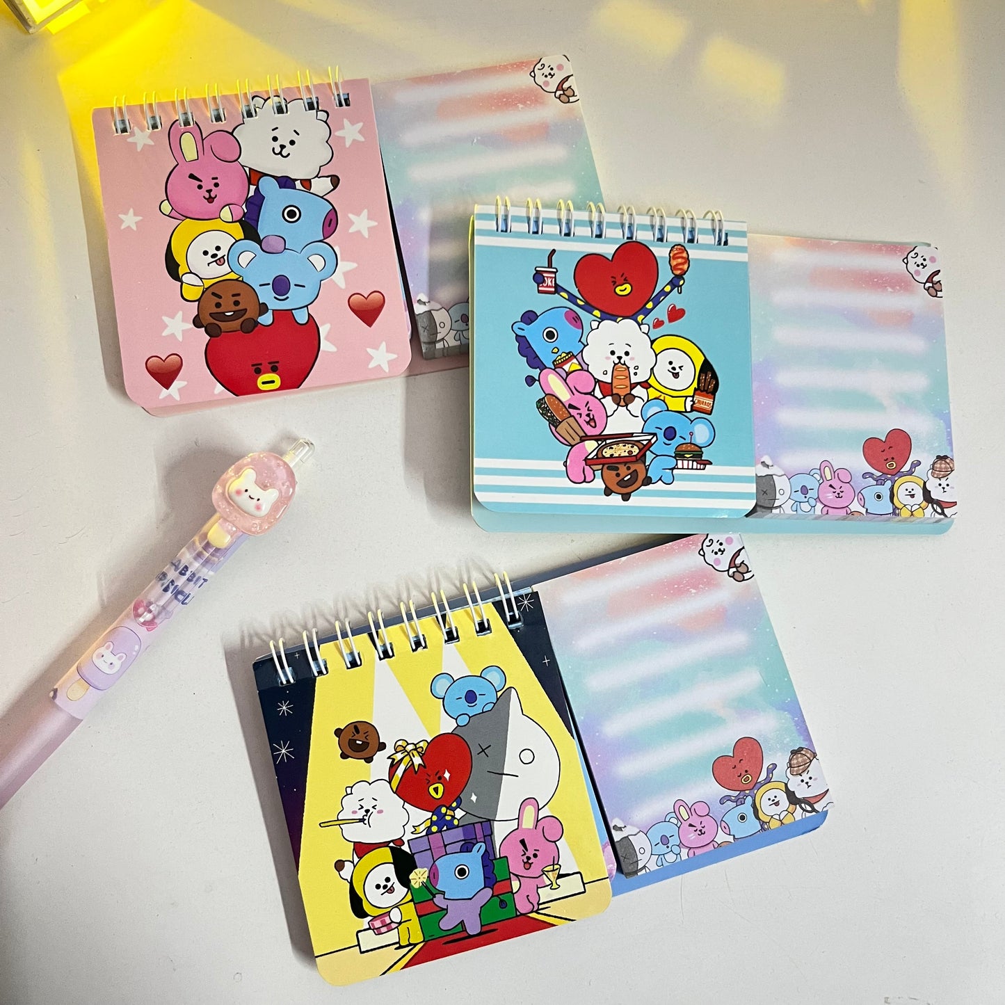 Mini Diary With Sticky Notes Combo