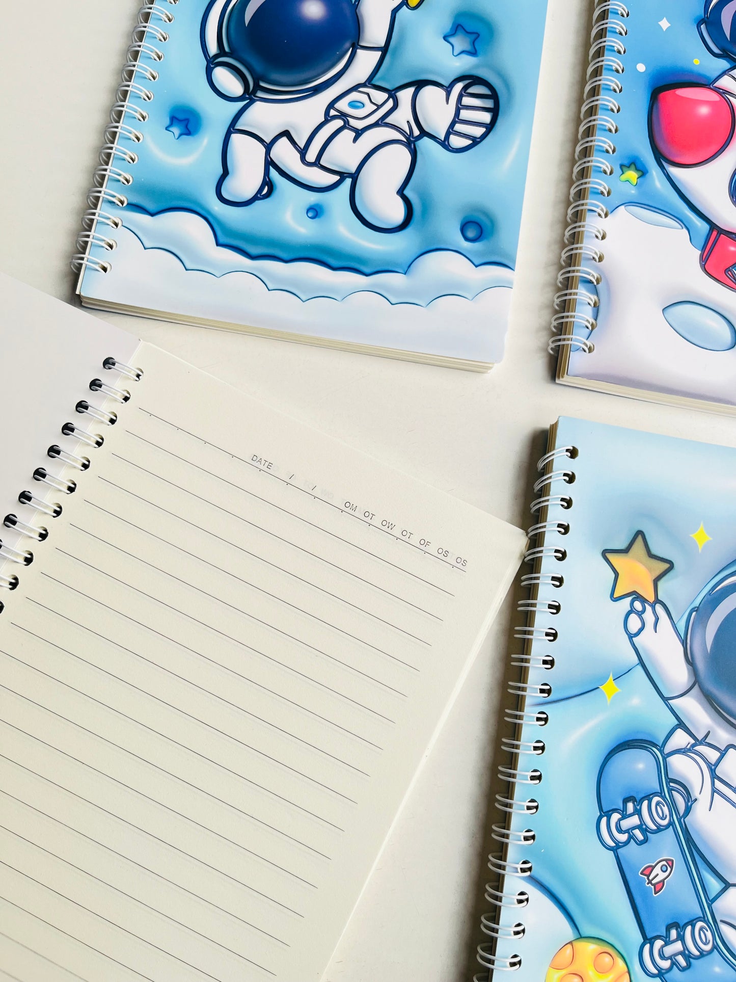 3D Space Spiral Diary/Notebook