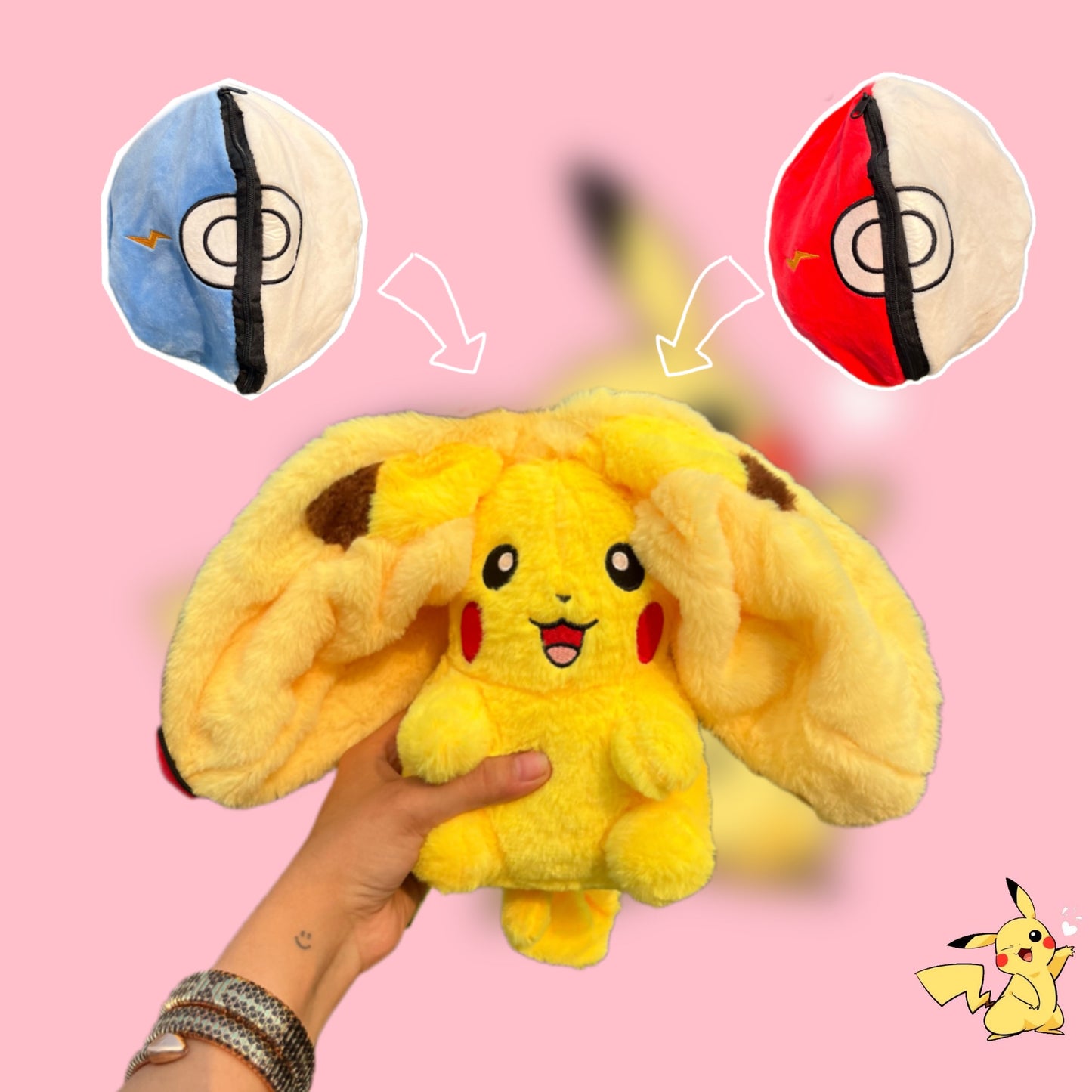 Pokemon Reversible Plushie/Soft Toy