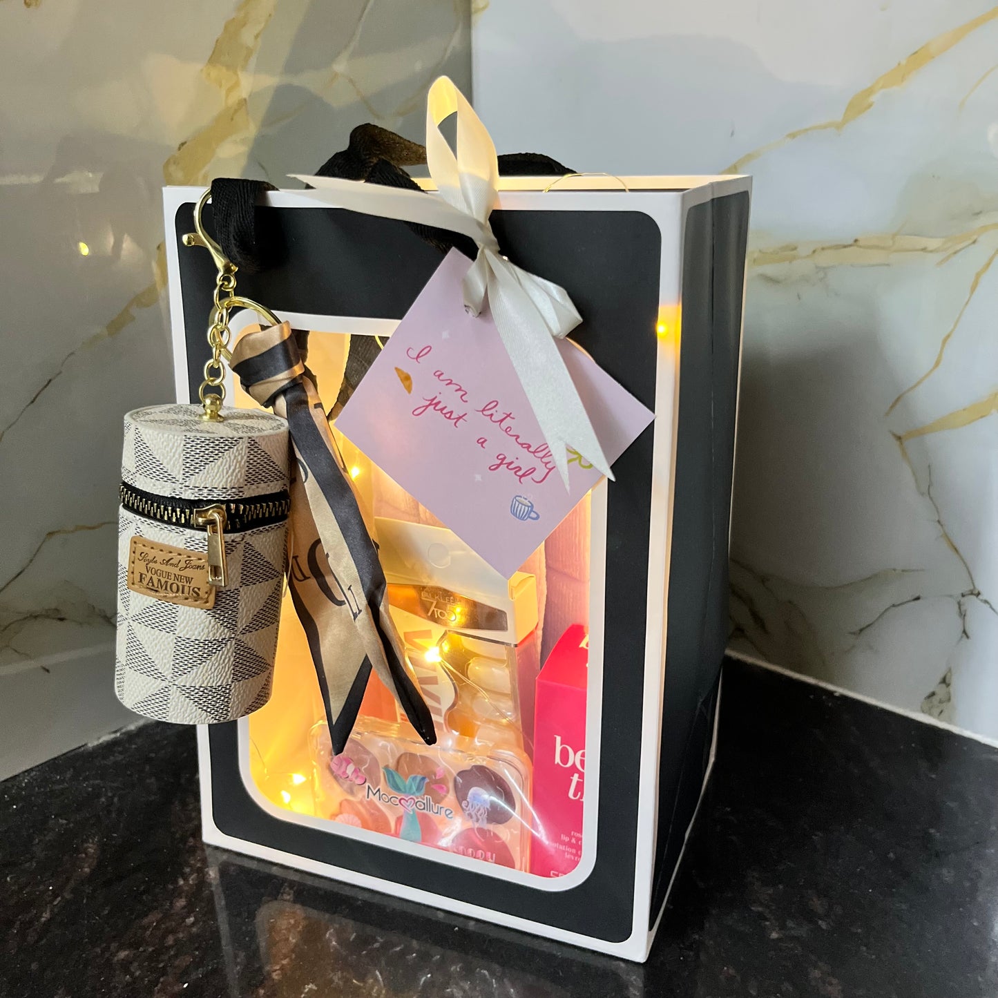 Aesthetic LED Goodie Bag | Cute Gift Hamper for Her