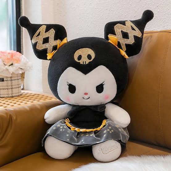 Black Gold Edition Kuromi Plushie/ Soft Toy