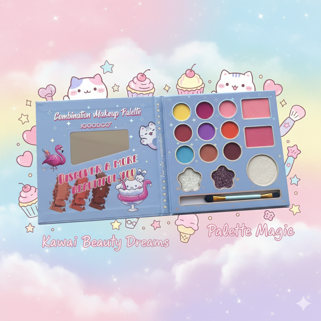 Sanrio Dessert Beauty Makeup Set | Kid's Makeup Book/Combo