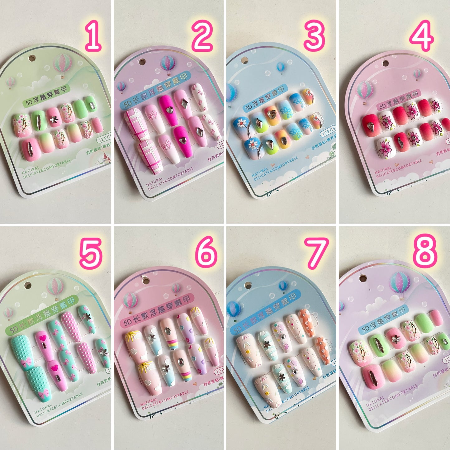 Pinteresty Kawaii Nails Set