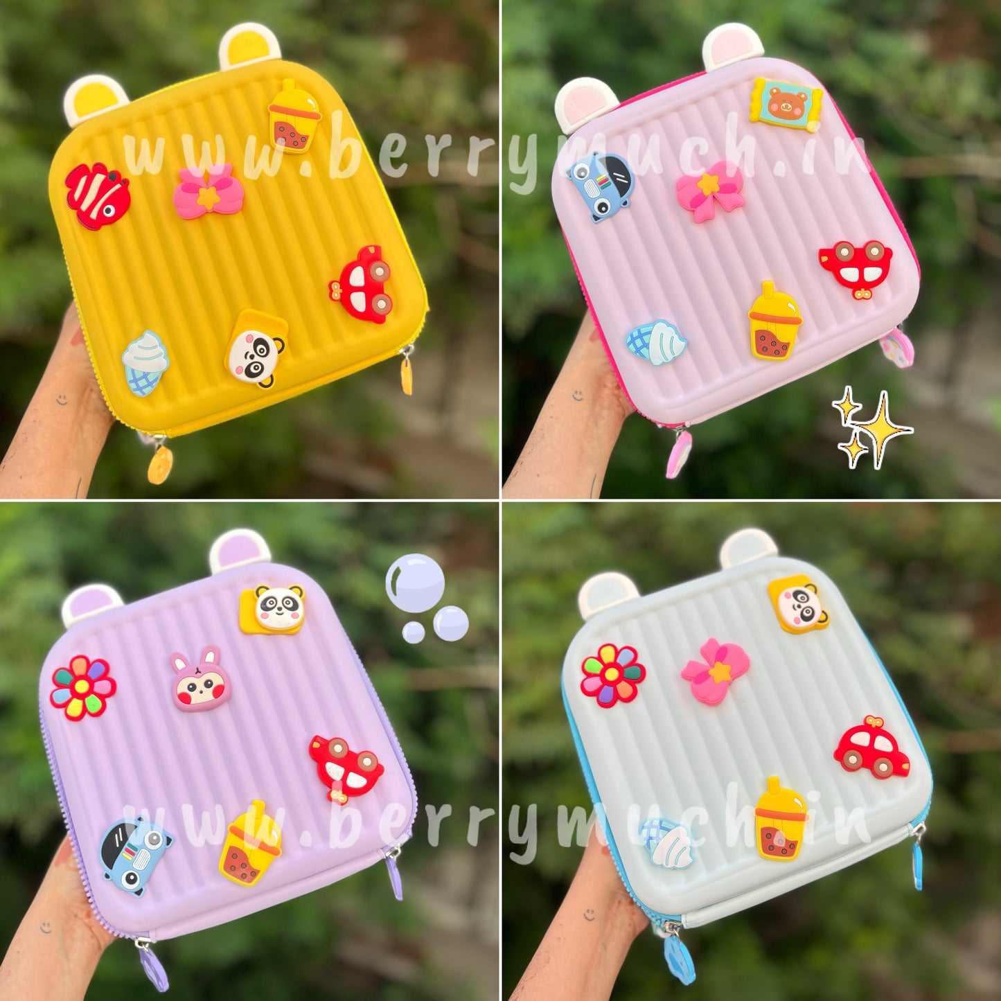 Silicone Charms Slingbag/Bagpack