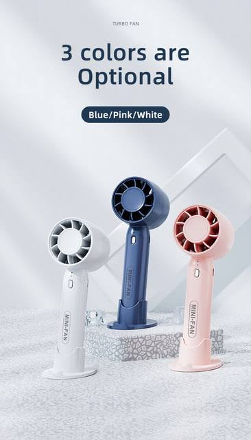 Portable USB Rechargeable Hand Fan