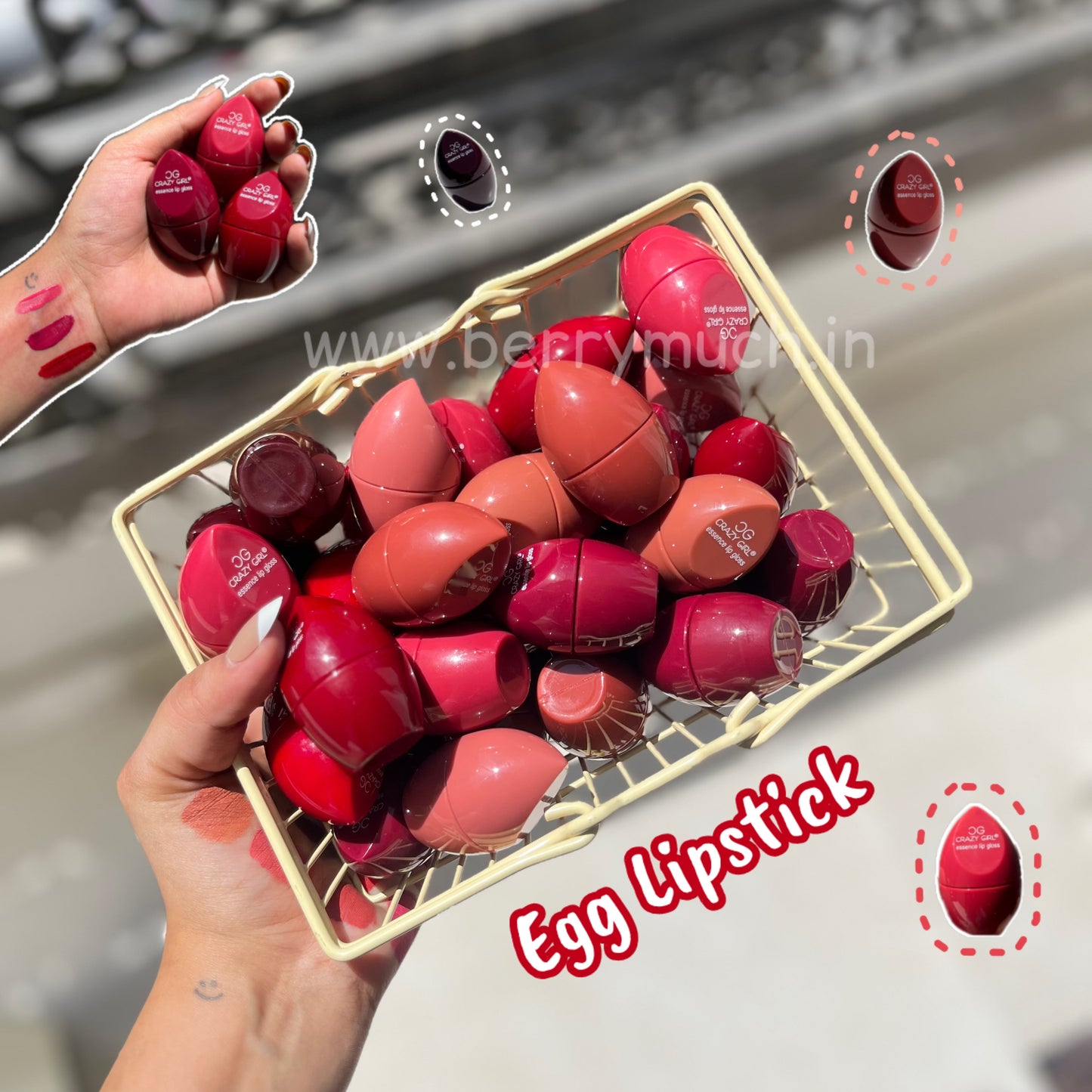 Cute Egg Lipstick | Buy 1 Get 2 FREE