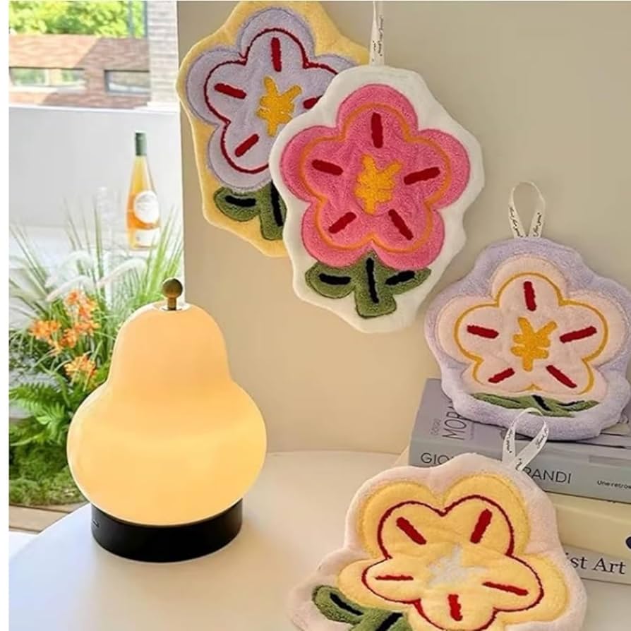 Cute Kawaii Flower Hand Towel | Soft & Absorbent
