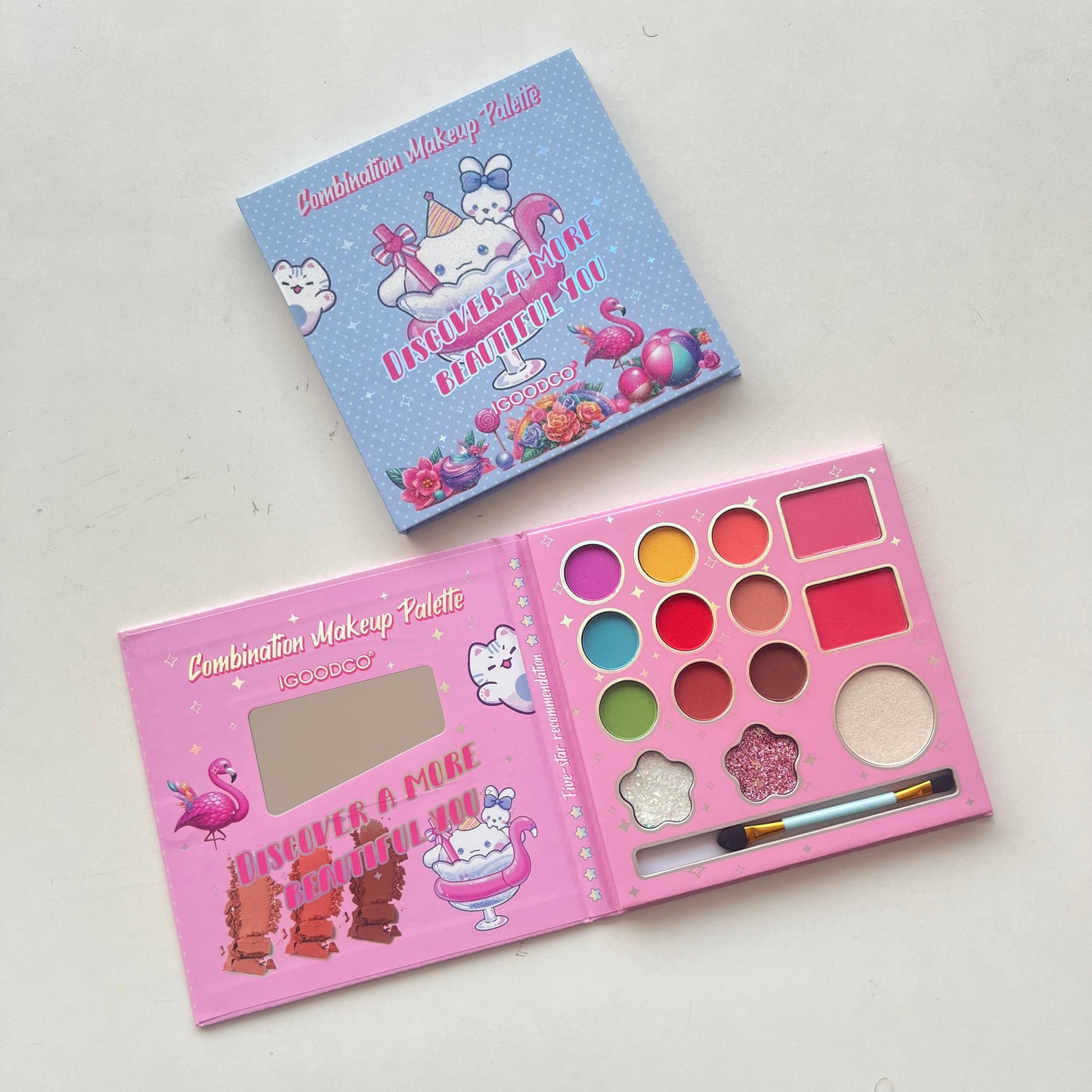 Sanrio Dessert Beauty Makeup Set | Kid's Makeup Book/Combo