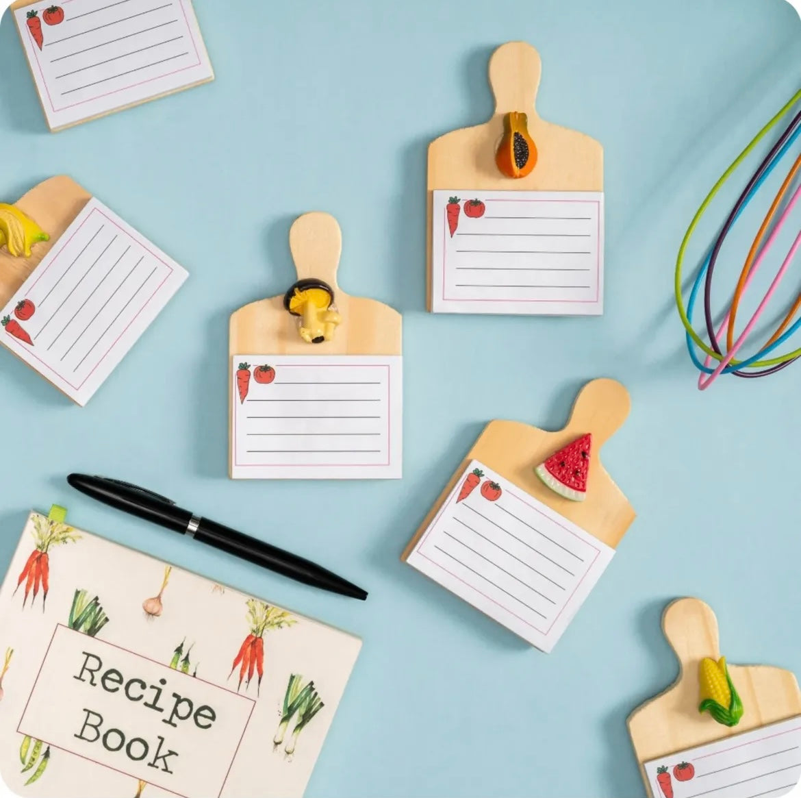 Mini Chopping Board Fridge Magnet with Notepad