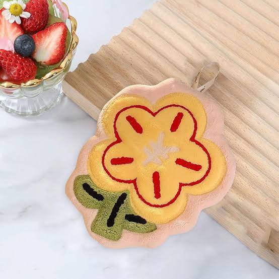 Cute Kawaii Flower Hand Towel | Soft & Absorbent