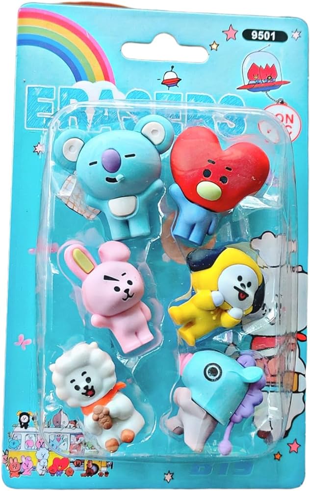 BT21/BTS Eraser Pack