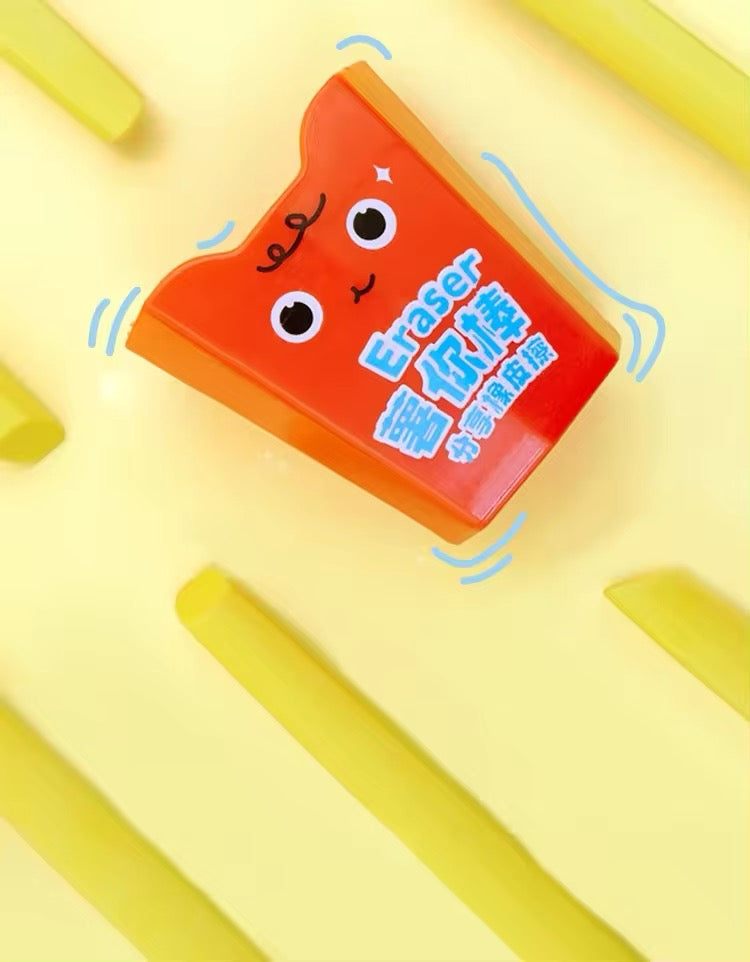 French Fries Erasers Pack - 6 Pcs