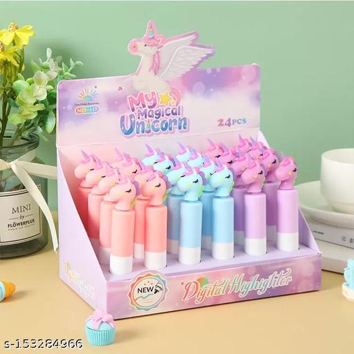 Cute Unicorn Highlighter Pen