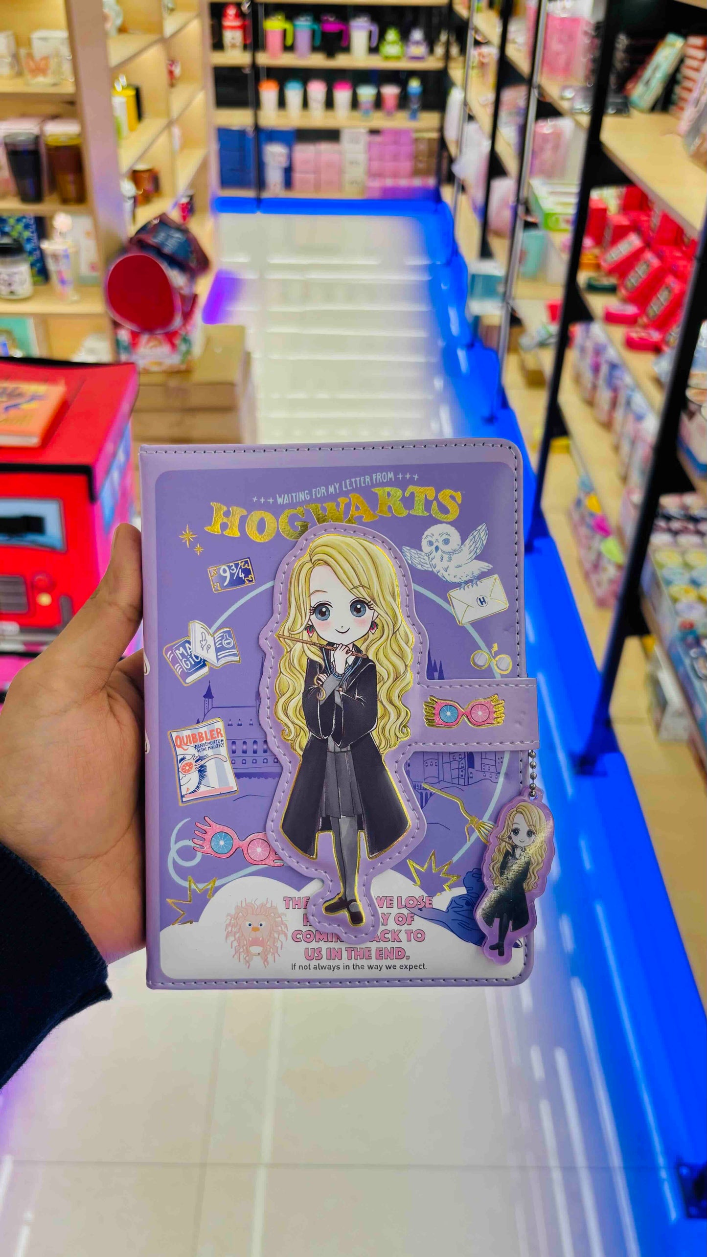 Harry Potter Hardbound Magnetic A5 Diary with Three Dimensional Title Page