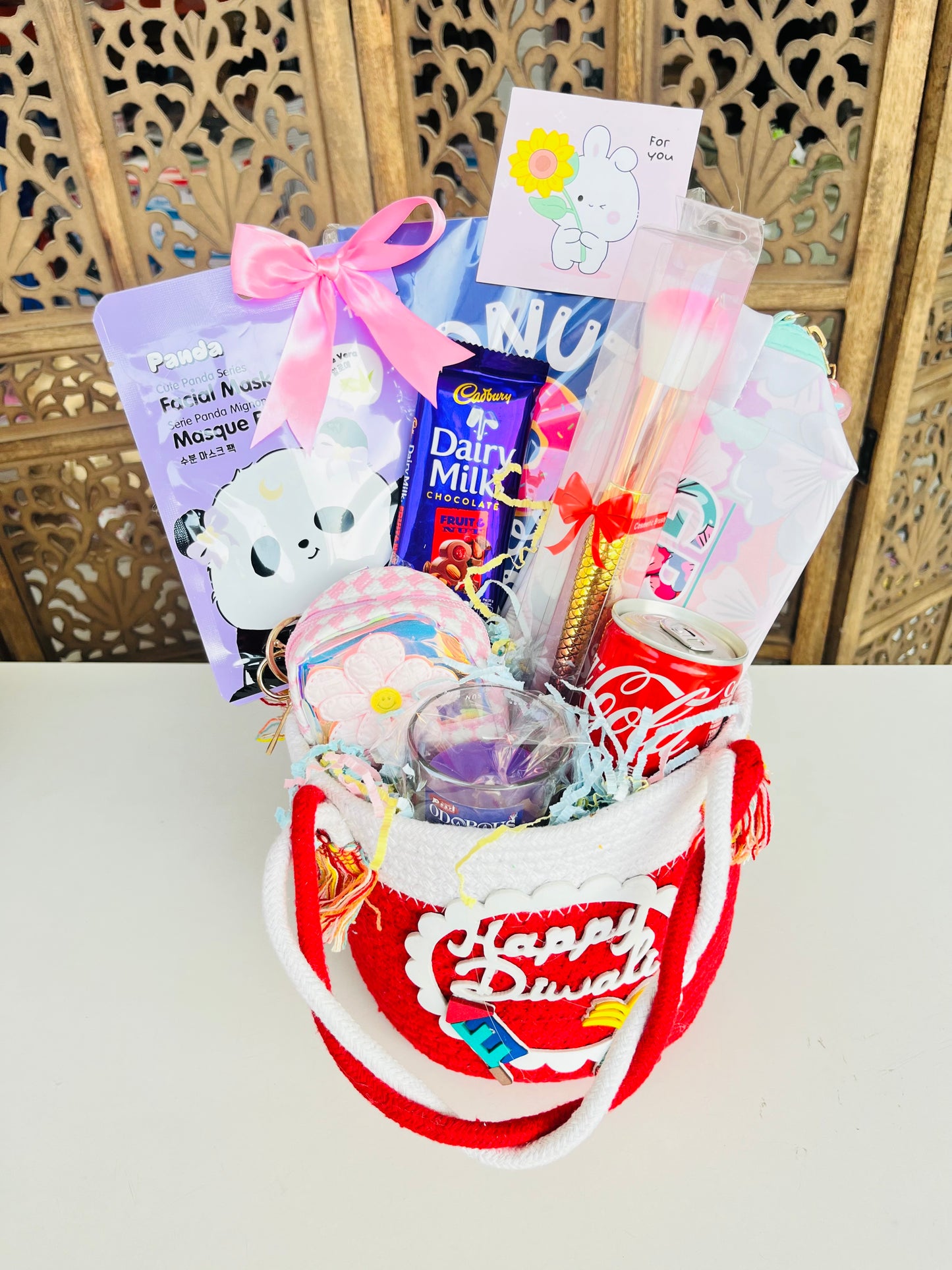 Cute Diwali Basket Hamper