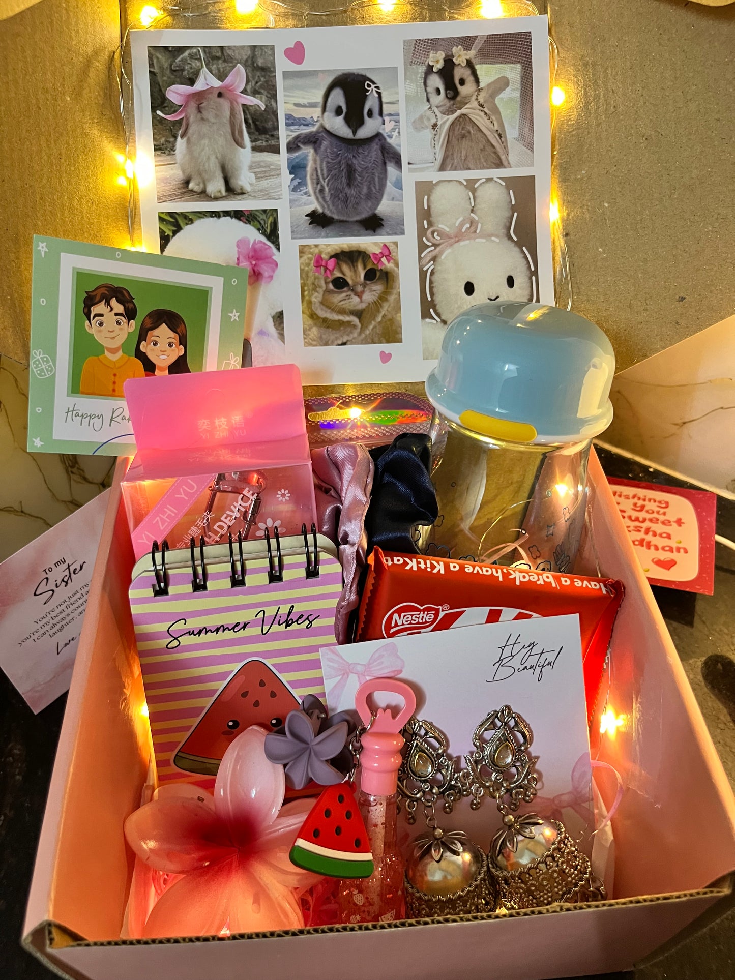 LED Pyaari Sister Special Hamper Box