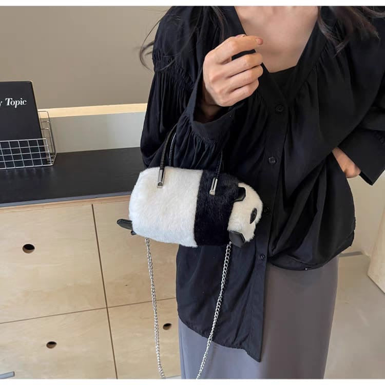 Pookie Panda Handbag with Sling Chain