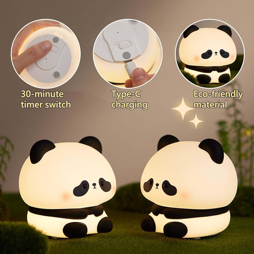 Innocent Panda Silicone Touch Lamp