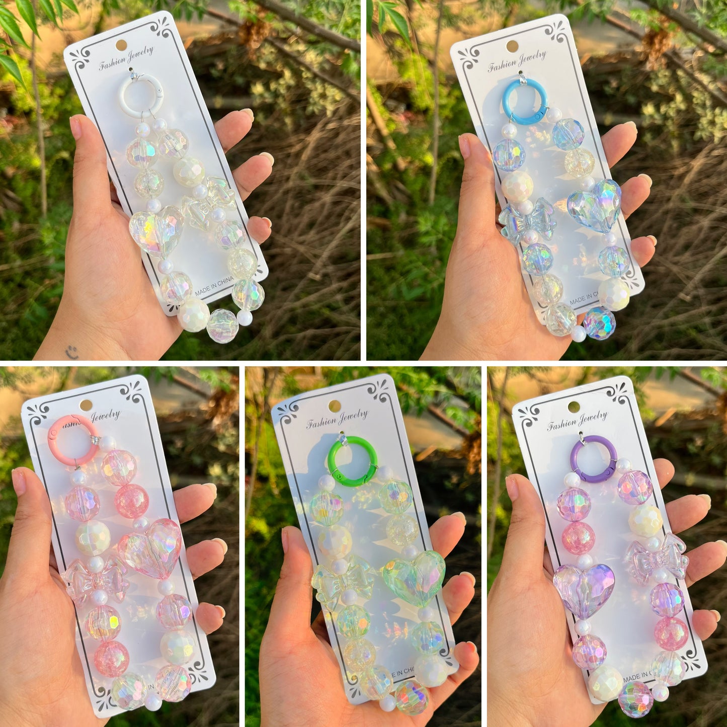 Crystal Bow Mobile Charm