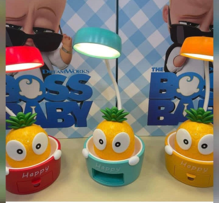 Moving Fruit Pineapple/Carrot Lamp (With Sharpner)