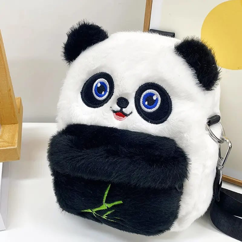 Cute Panda Furr Bagpack