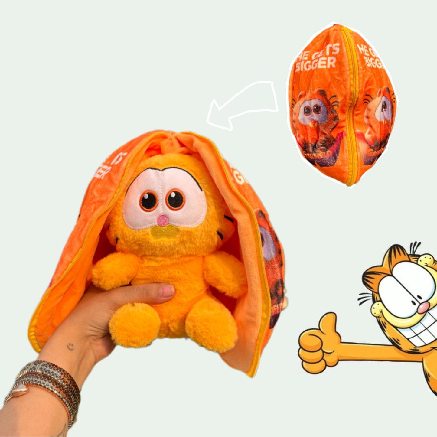 Garfield Reversible Plushie/Soft Toy