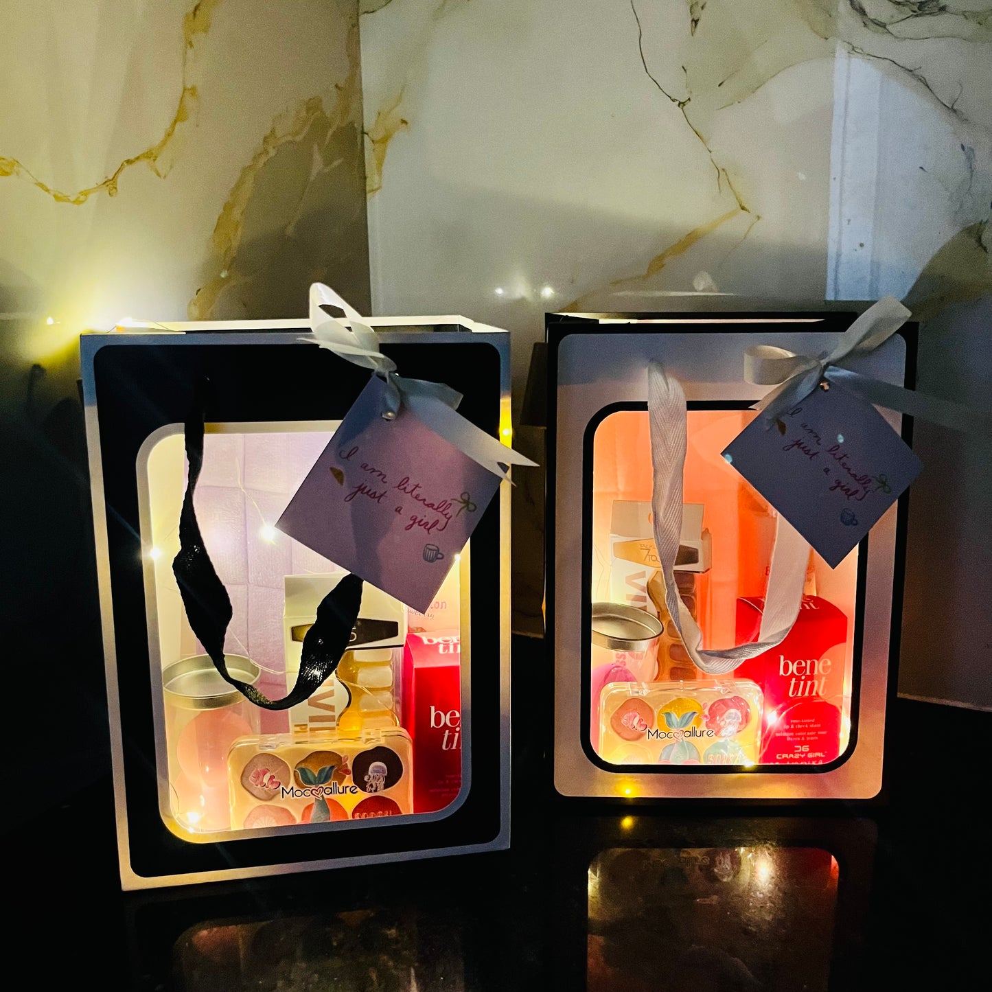 Aesthetic LED Goodie Bag | Cute Gift Hamper for Her