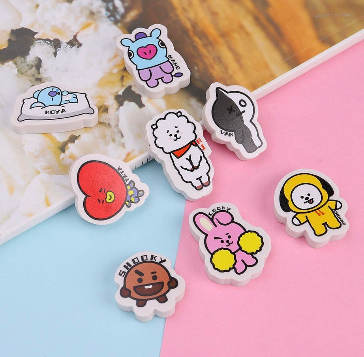 Cute BT21/BTS Eraser