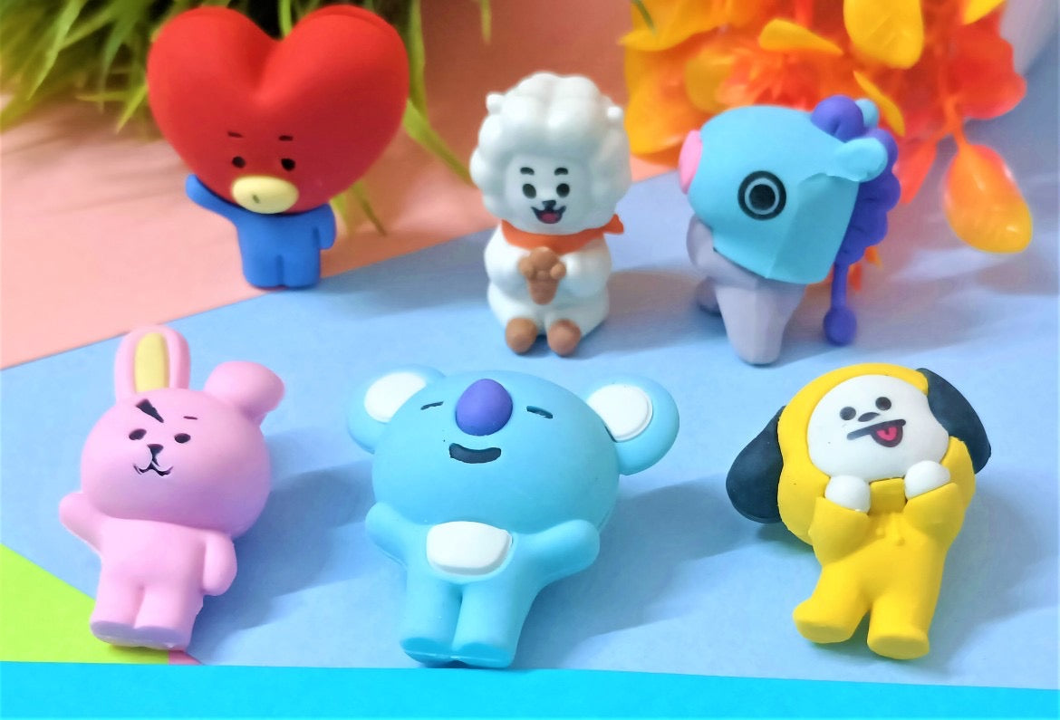 BT21/BTS Eraser Pack