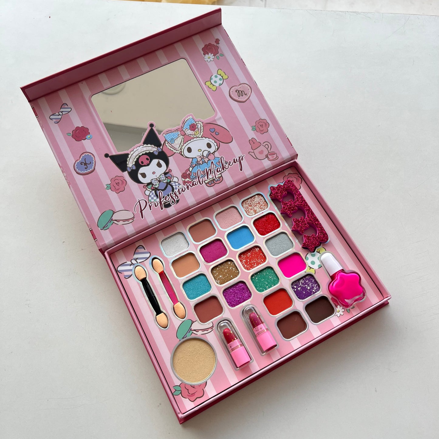 My Melody & Kuromi Beauty Makeup Set | Kid's Makeup Book/Combo