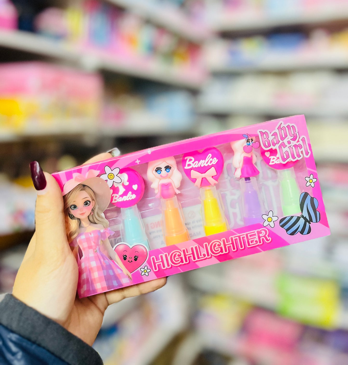 Barbie Highlighters Set- 6pcs