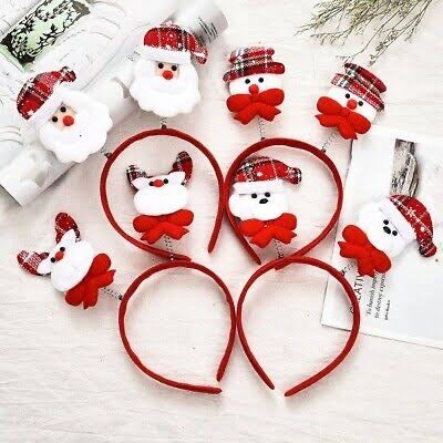 Christmas 3D Santa Hairband