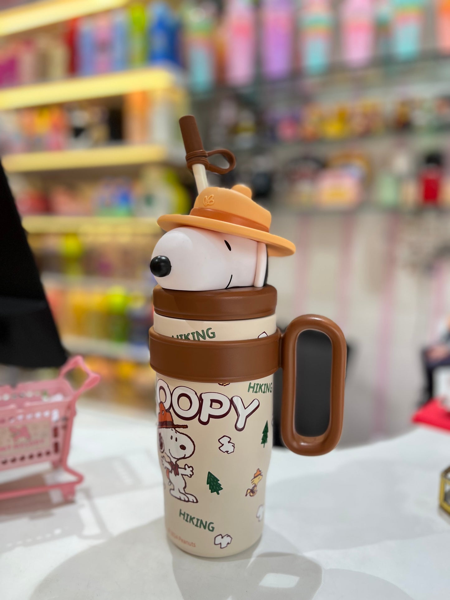 Cute 3D-Figures Insulated Tumbler with Straw