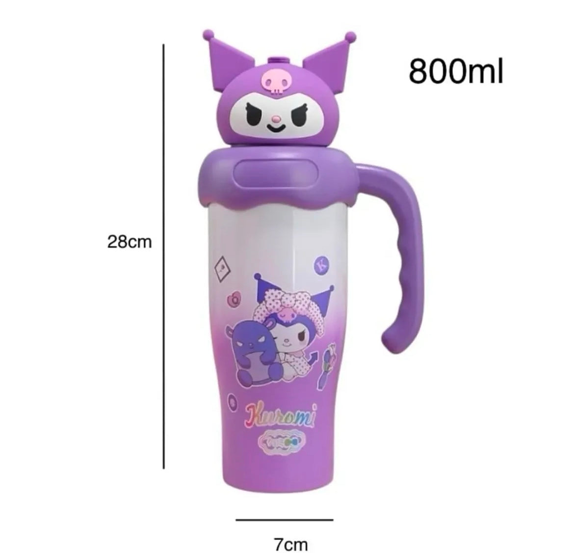 Disney/Sanrio Insulated Steel Tumbler | Premium Silicone Head Sipper