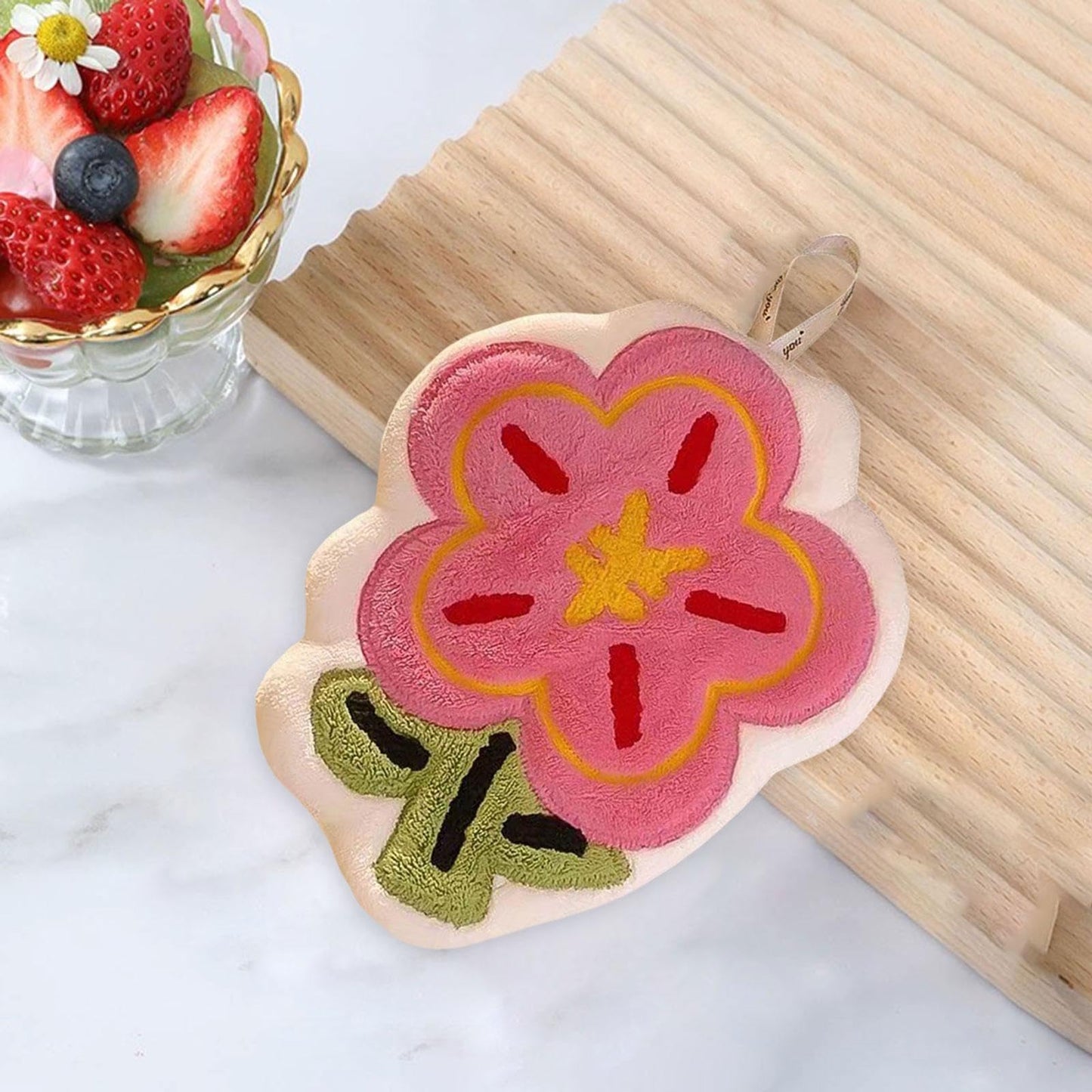 Cute Kawaii Flower Hand Towel | Soft & Absorbent
