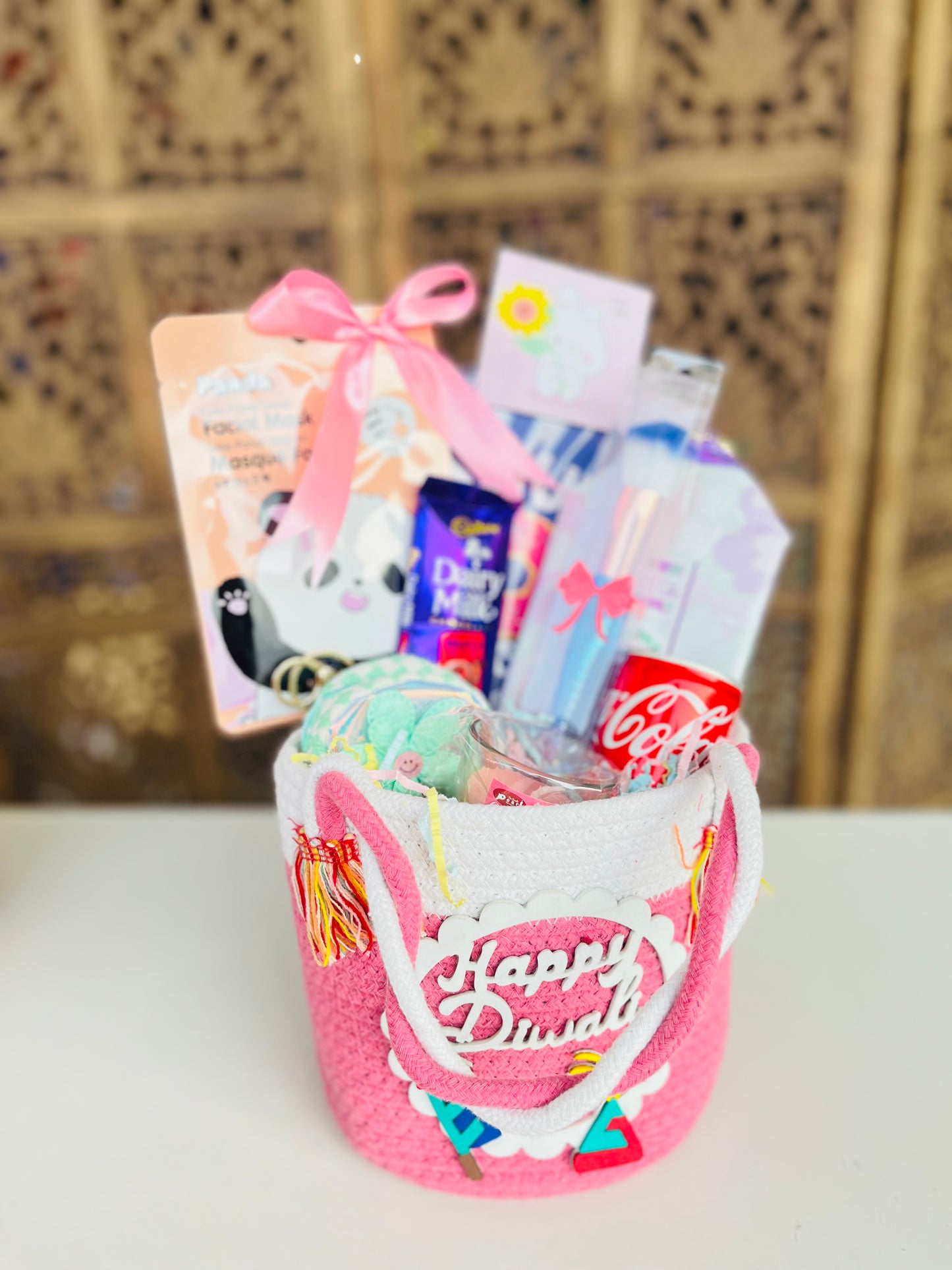 Cute Diwali Basket Hamper