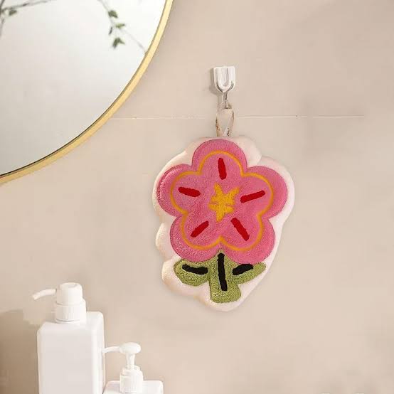 Cute Kawaii Flower Hand Towel | Soft & Absorbent