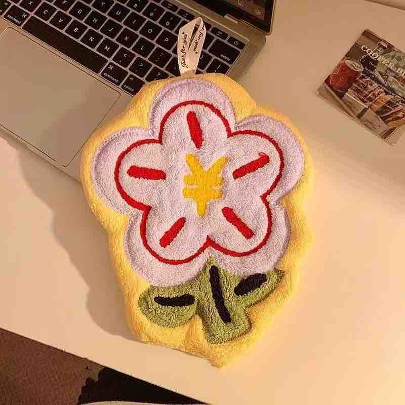 Cute Kawaii Flower Hand Towel | Soft & Absorbent