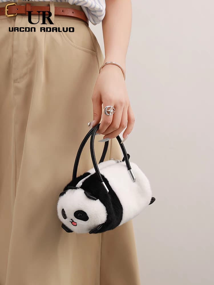 Pookie Panda Handbag with Sling Chain
